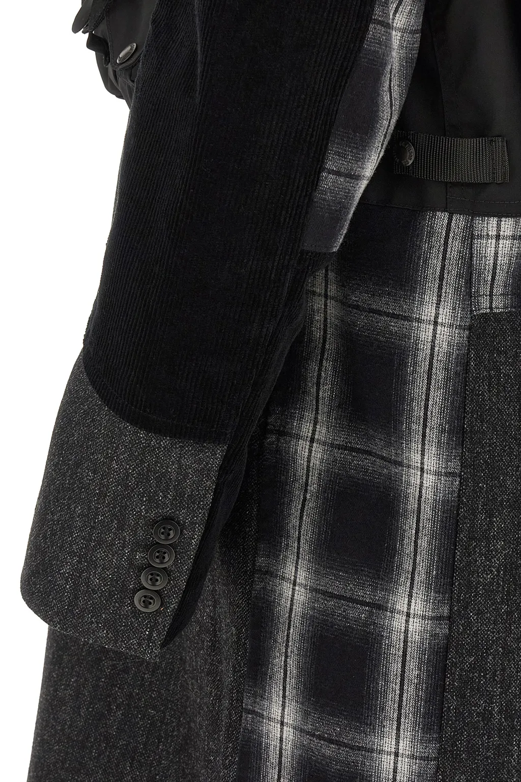 Pocket Detailed Single-Breasted Coat