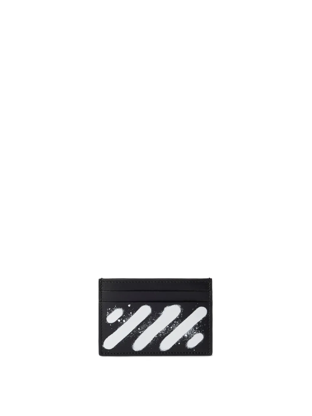 Diagonal Spray Stripe Cardholder