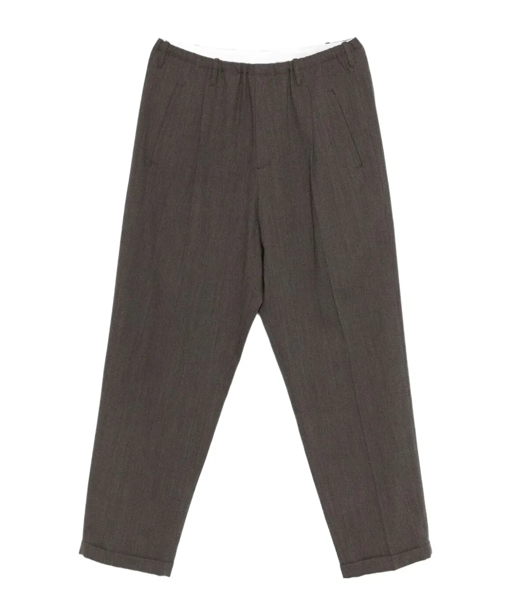Elastic Waist Casual Pants