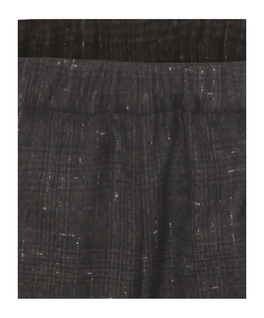 Elasticated Check Trousers