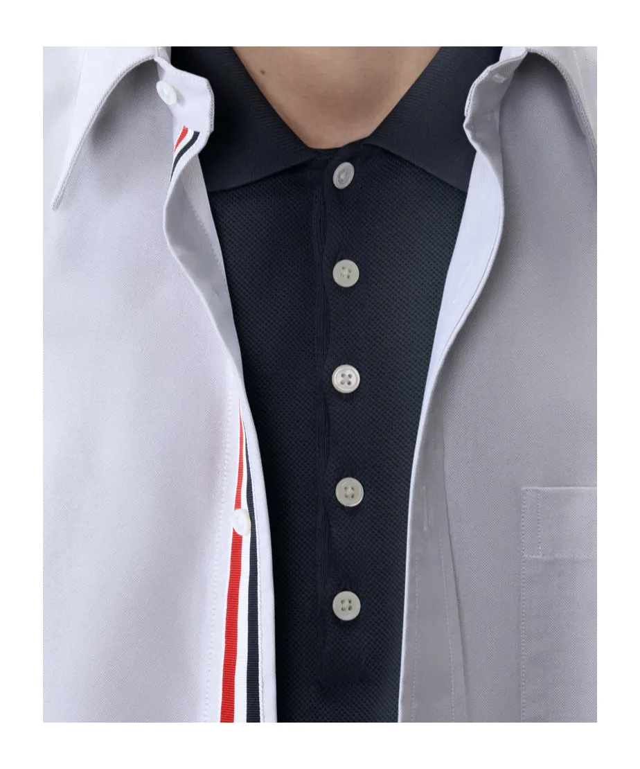 4-Bar Cotton Polo Shirt