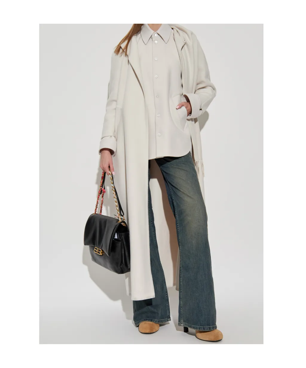Long-Sleeved Knit Shirt