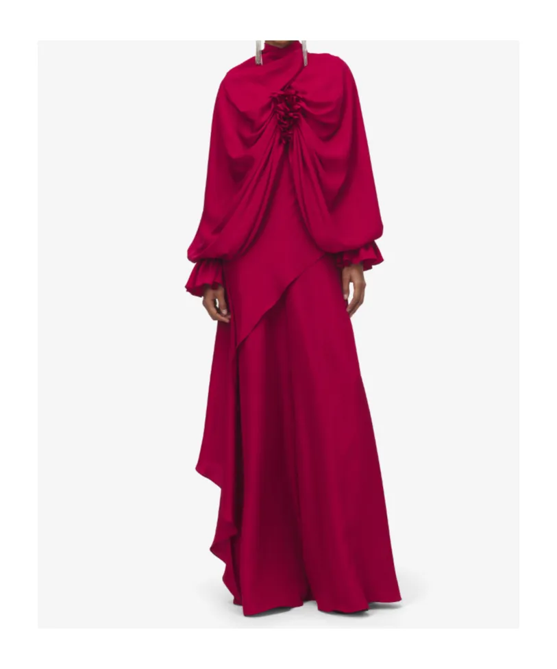 Draped Evening Dress