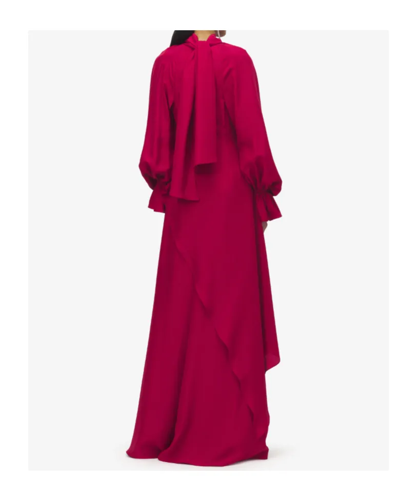 Draped Evening Dress