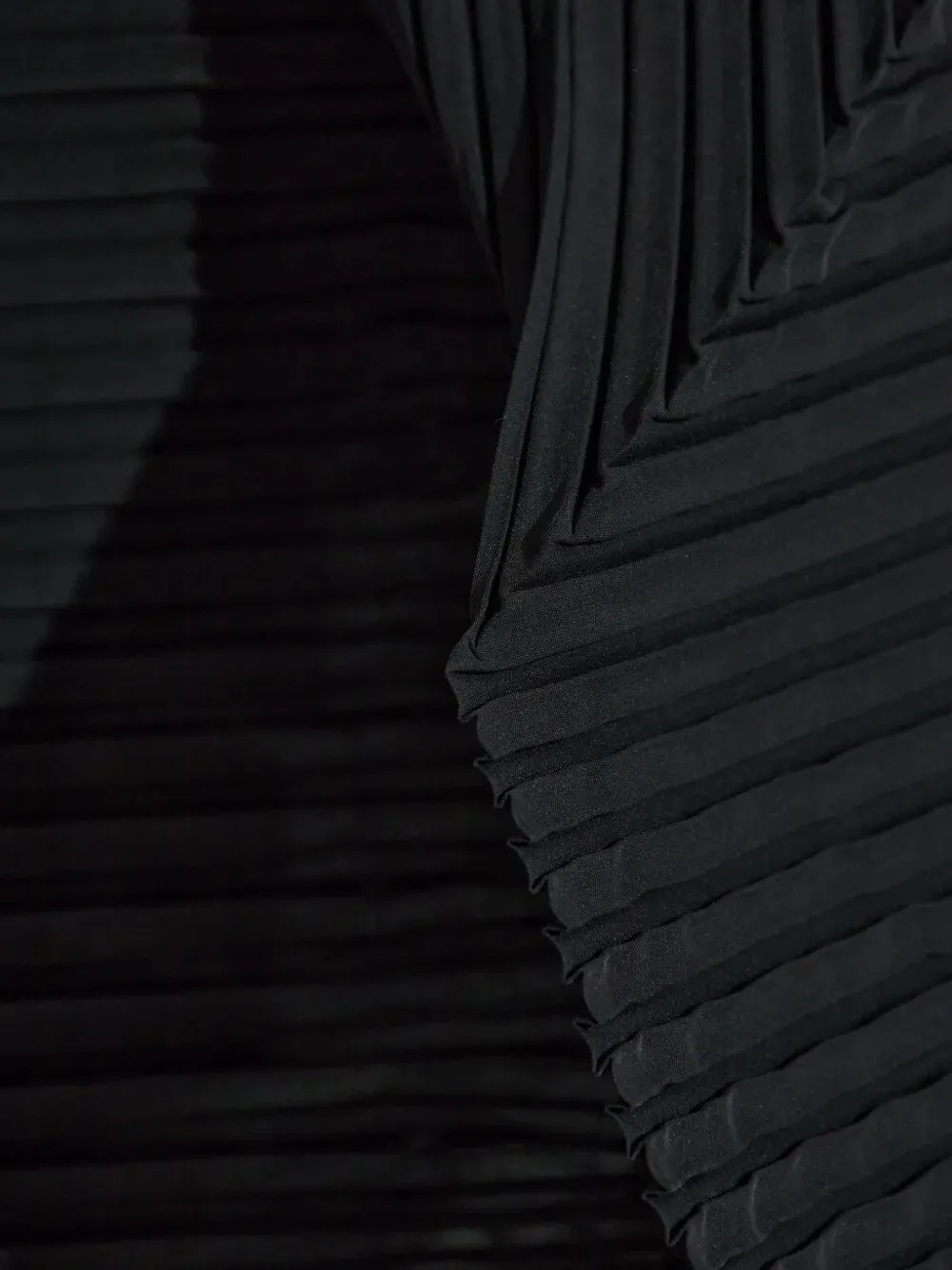 Pleated Sleeveless Asymmetric Dress