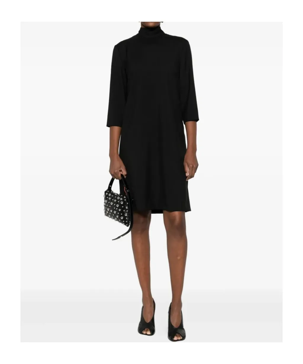 Bow-Detail Midi Dress