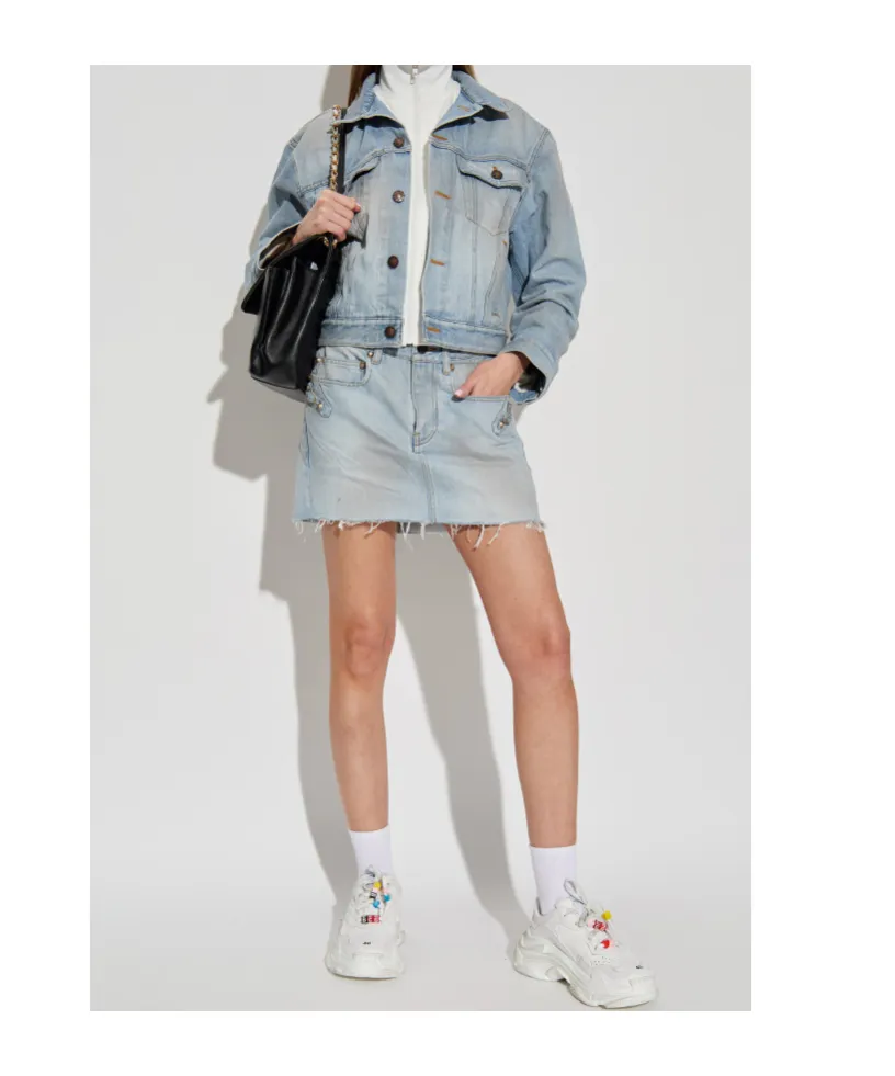 Layered Denim Jacket
