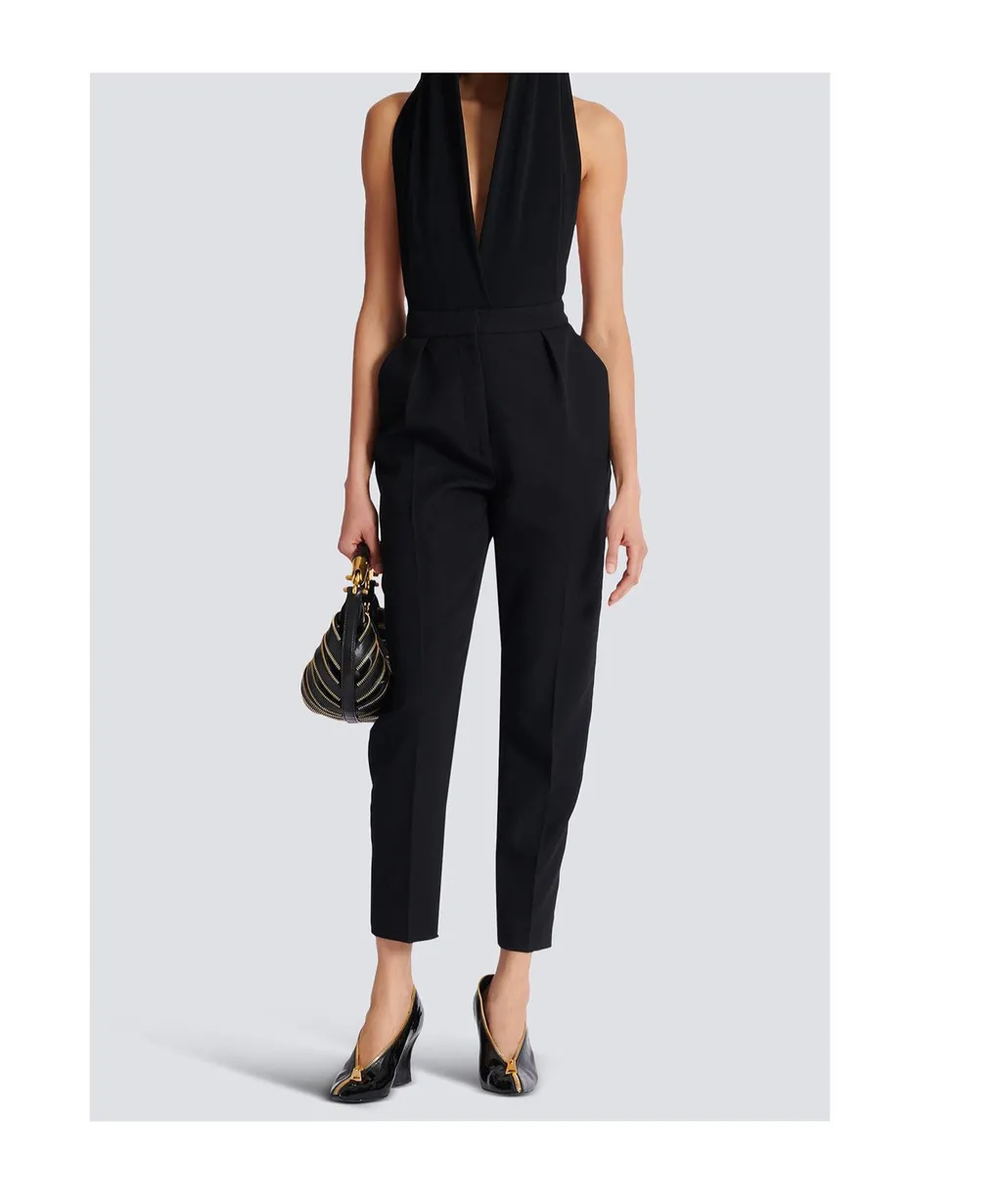 High-Waisted Casual Pants