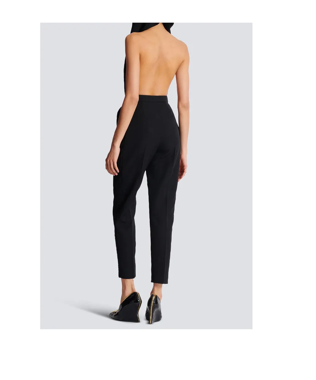 High-Waisted Casual Pants