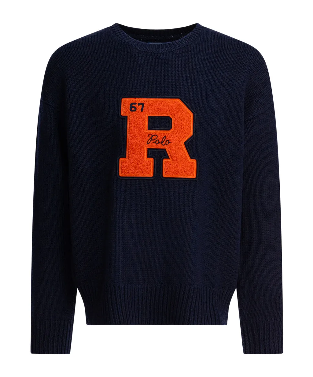 Logo Patch Knitted Jumper