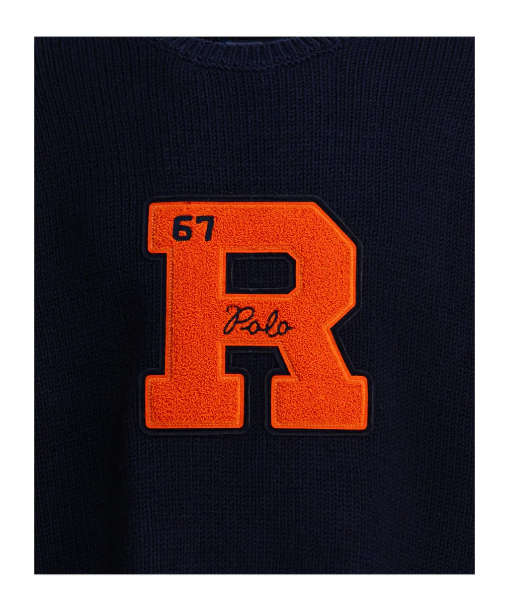 Logo Patch Knitted Jumper