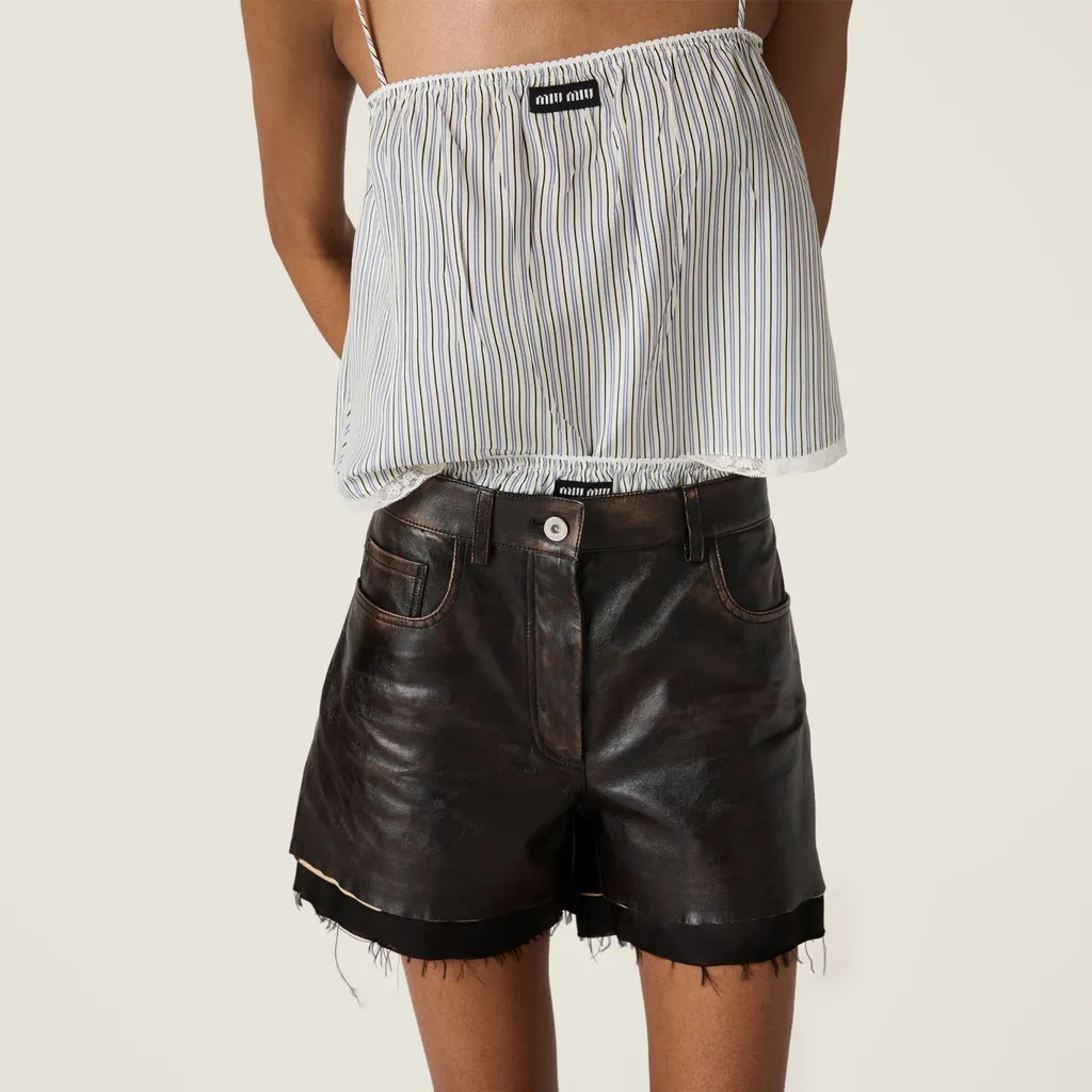 Nappa Leather Shorts
