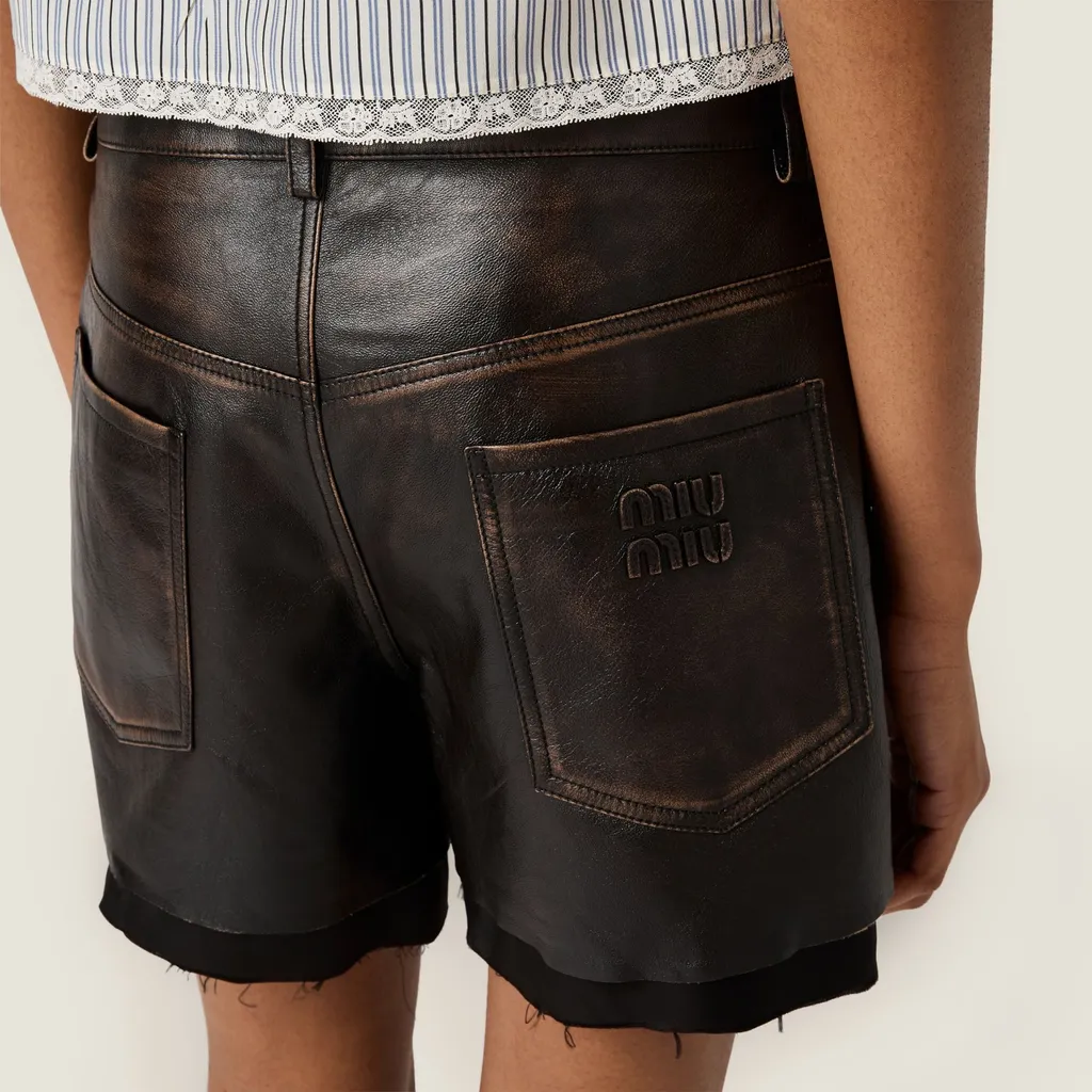Nappa Leather Shorts