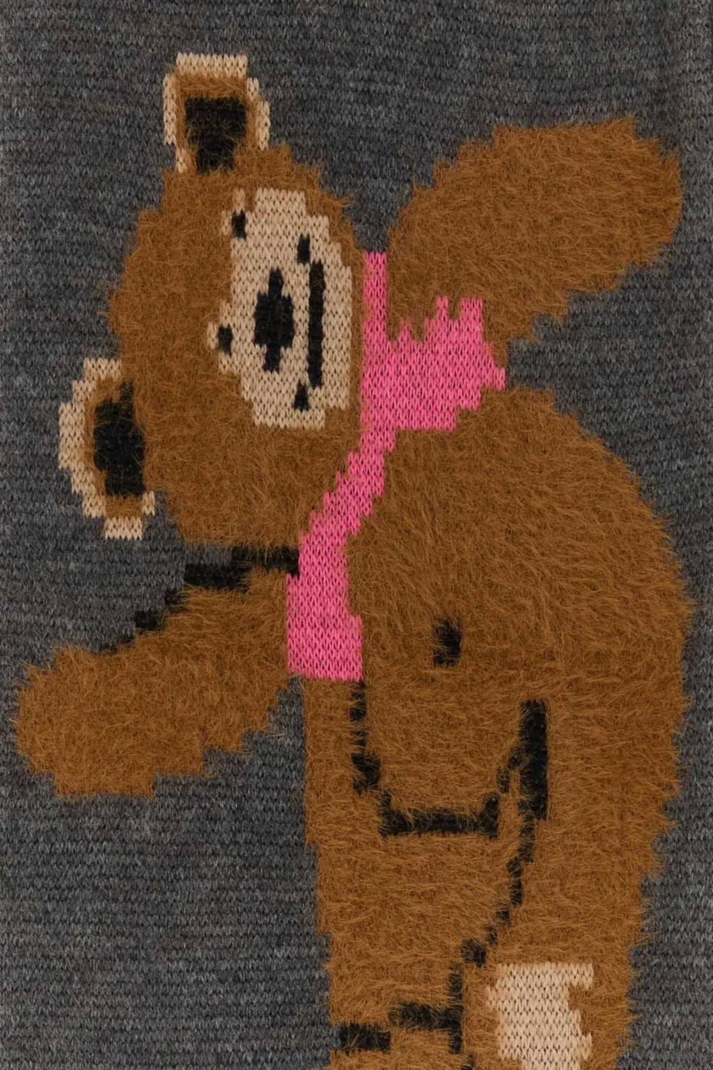 Embroidered Wool-Blend Scarf