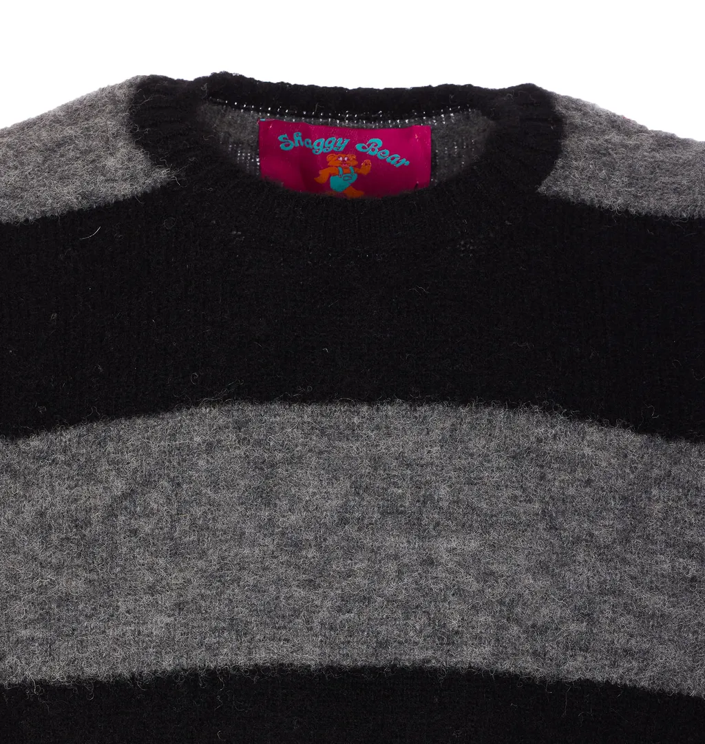 Shaggy Bear Striped Knitwear