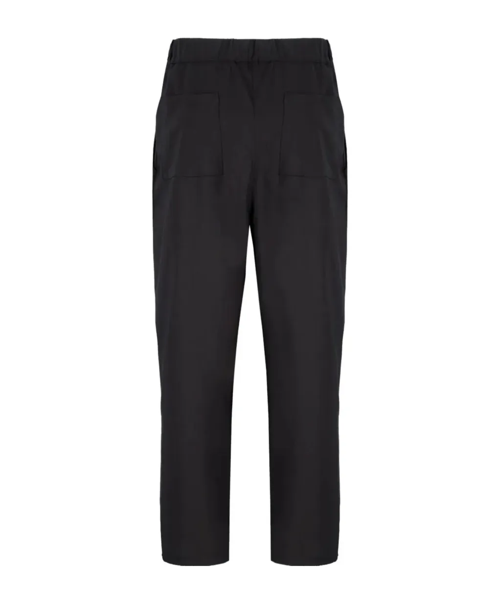 Elasticated-Waistband Trousers