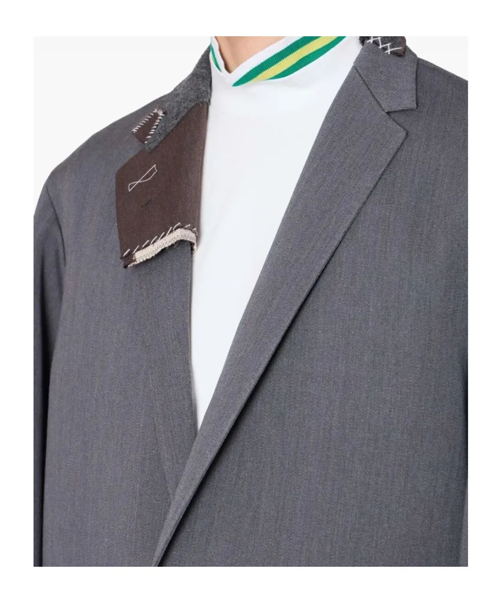Single-Breasted Panel-Detail Coat