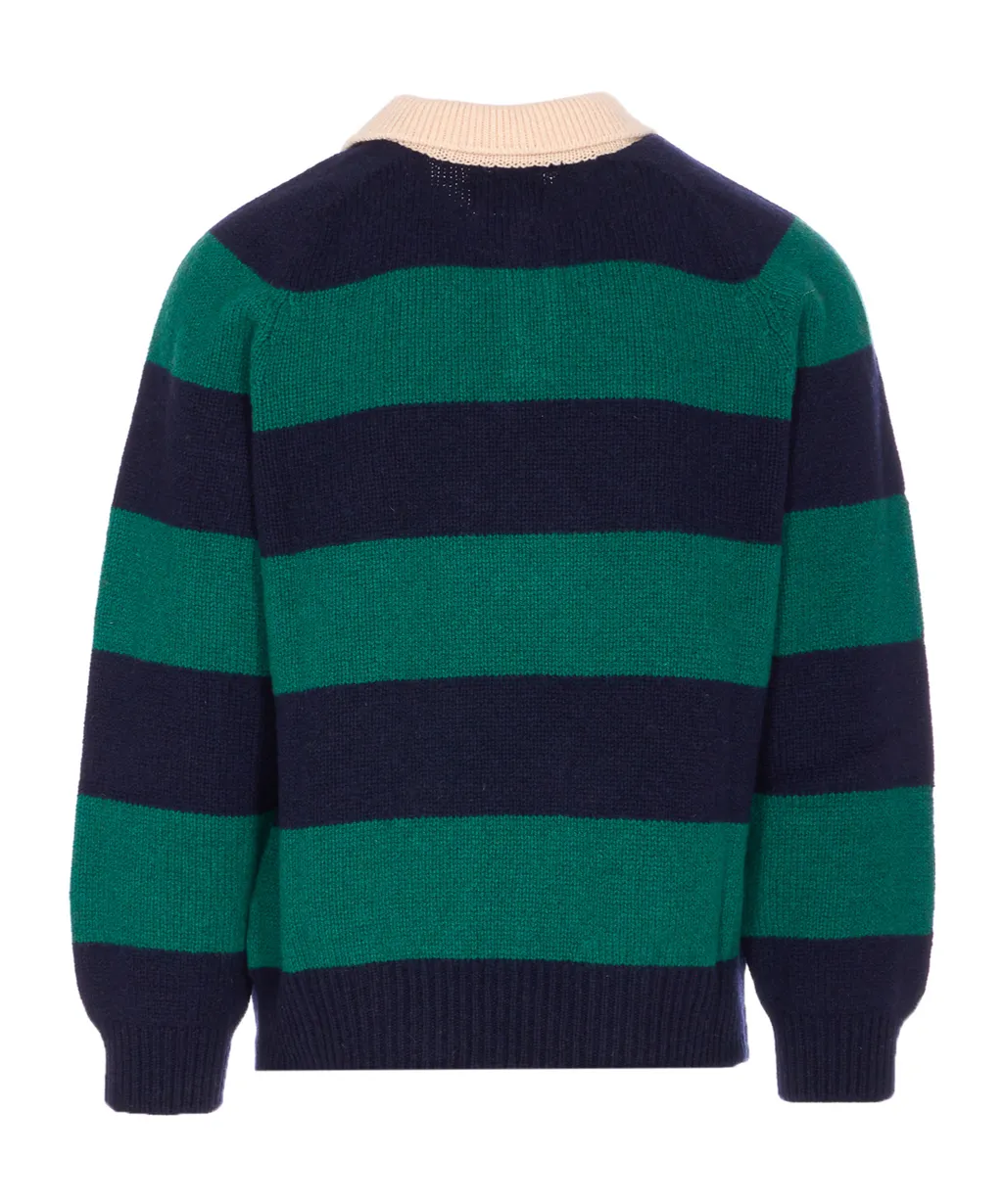 Absolute Striped Polo Knitwear