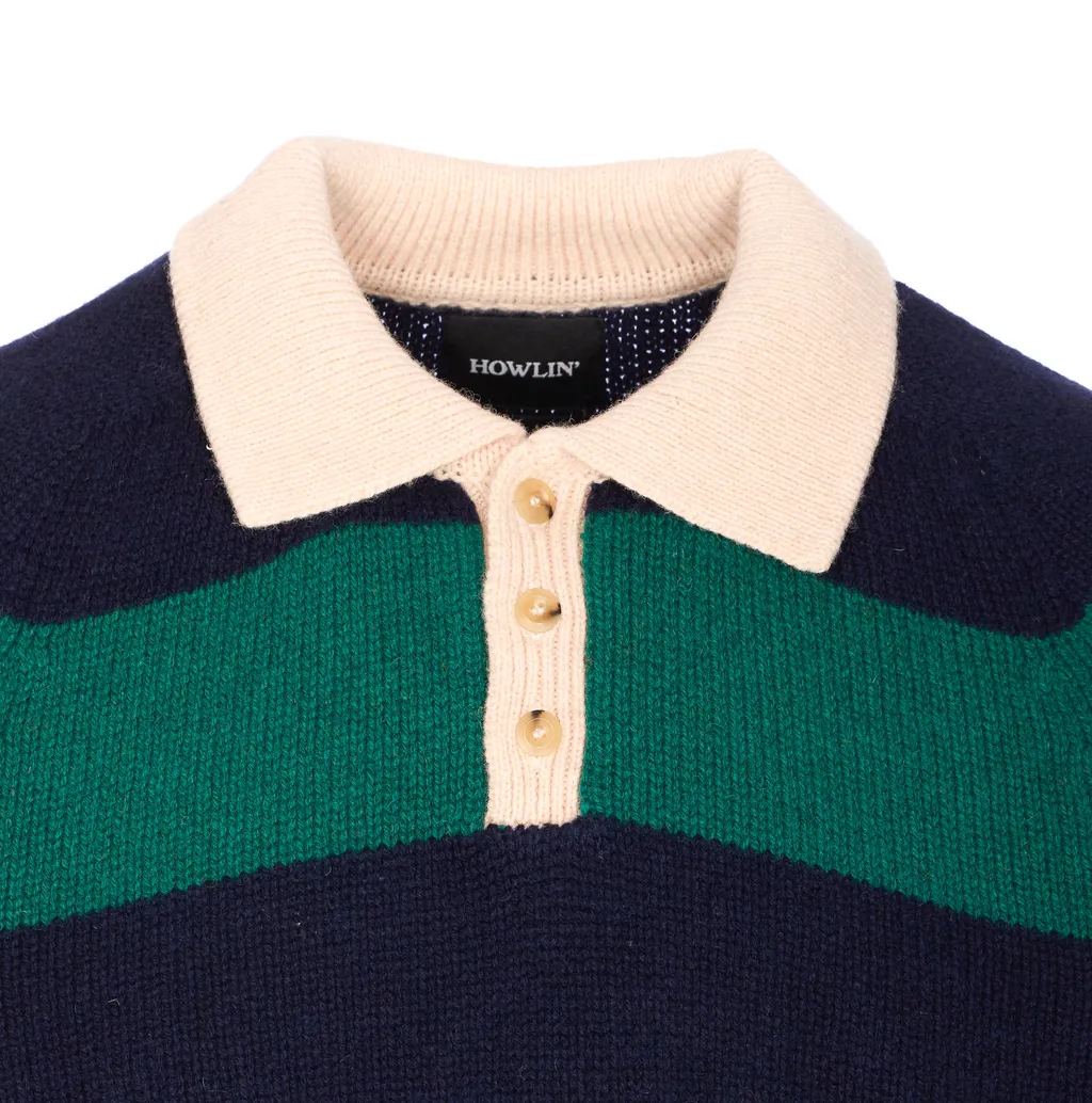 Absolute Striped Polo Knitwear