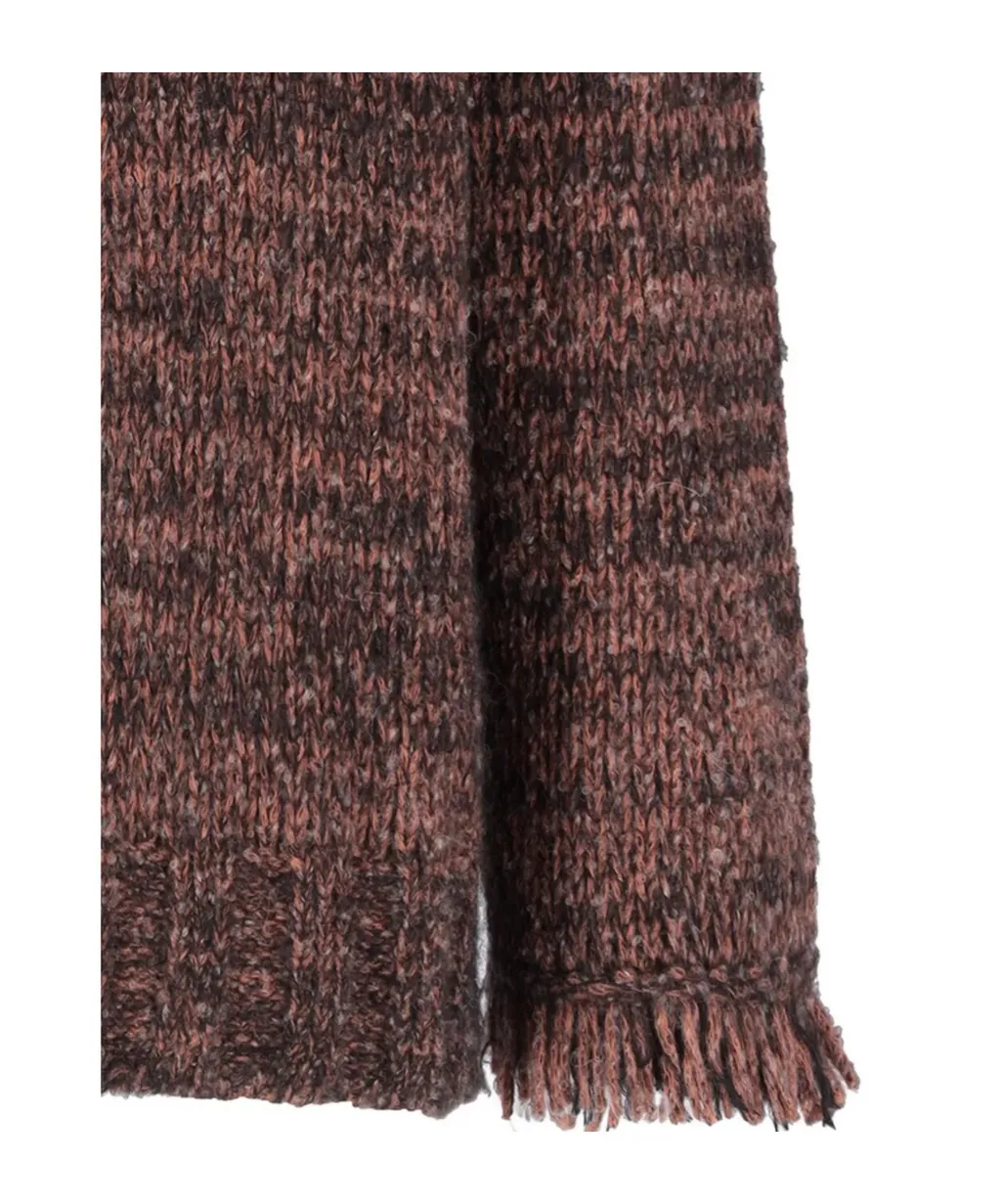 Fringed Button Cardigan
