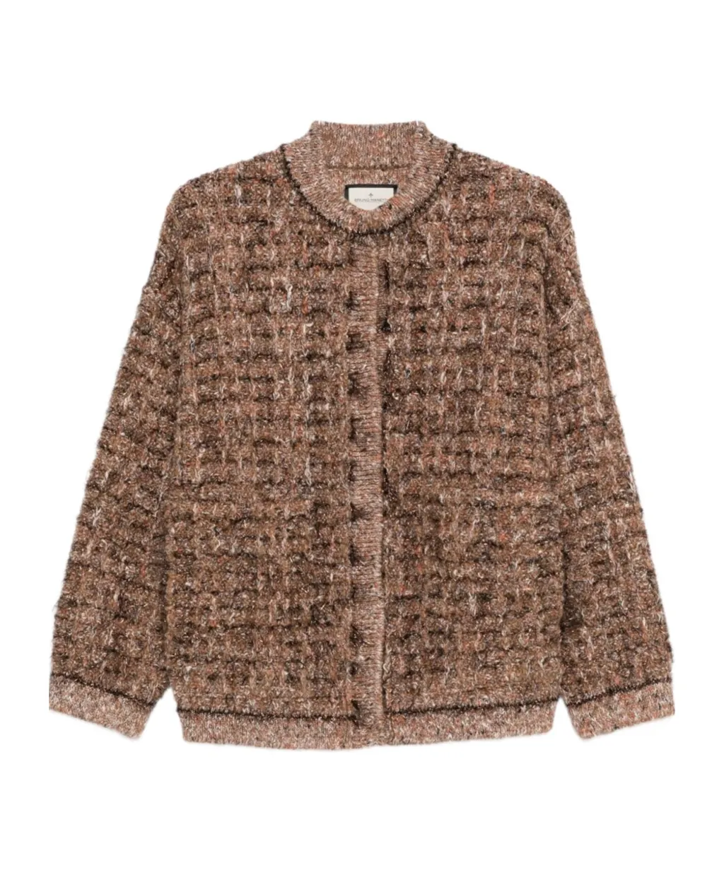 Concealed-Fastening Cardigan
