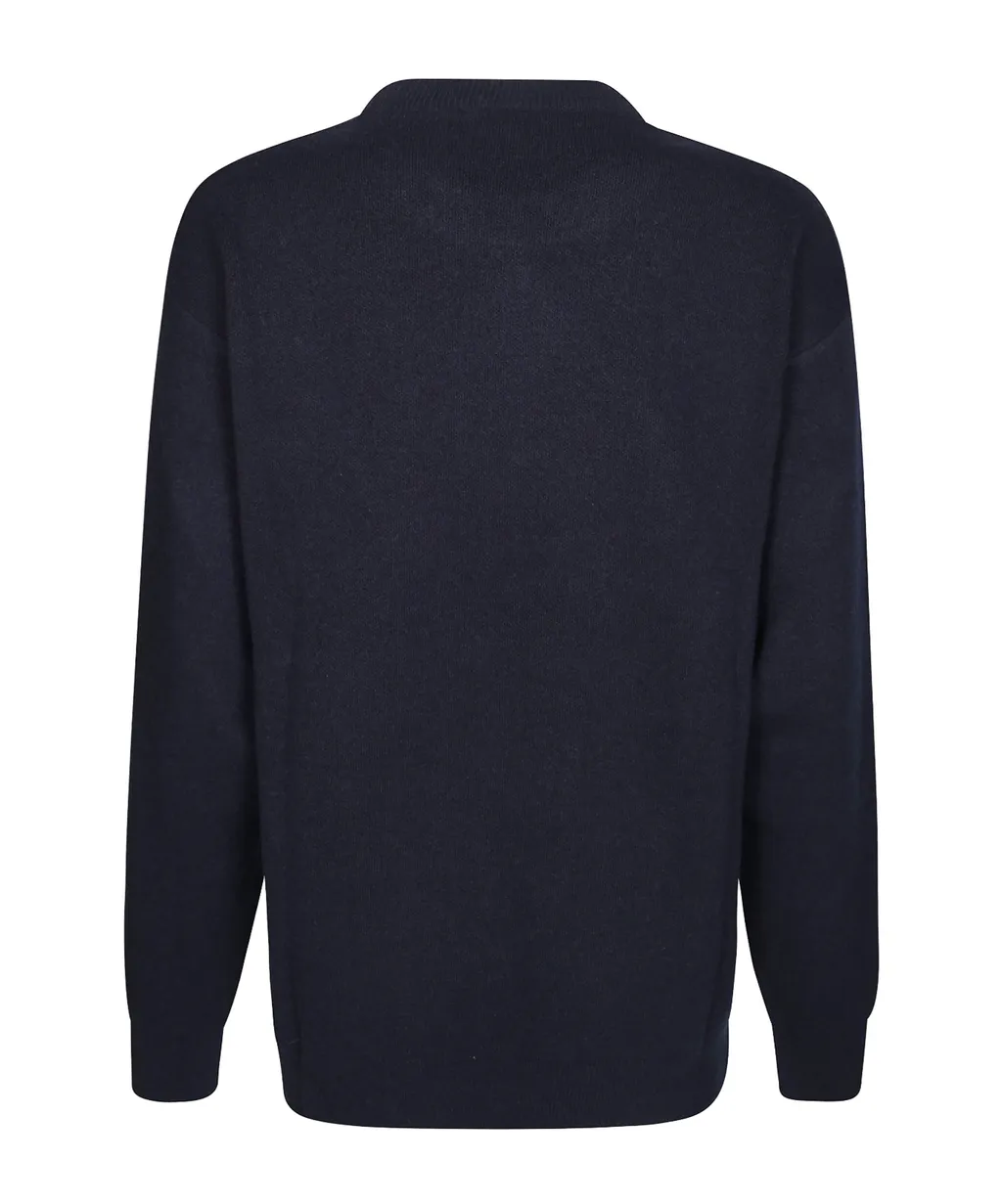 Shoulder-Panel Sweater