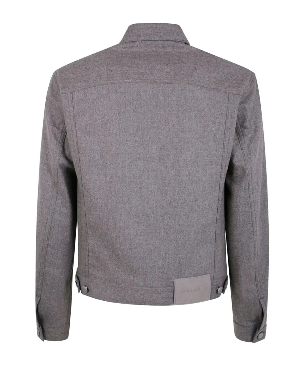 Buttoned Pocket Shirt Jacket