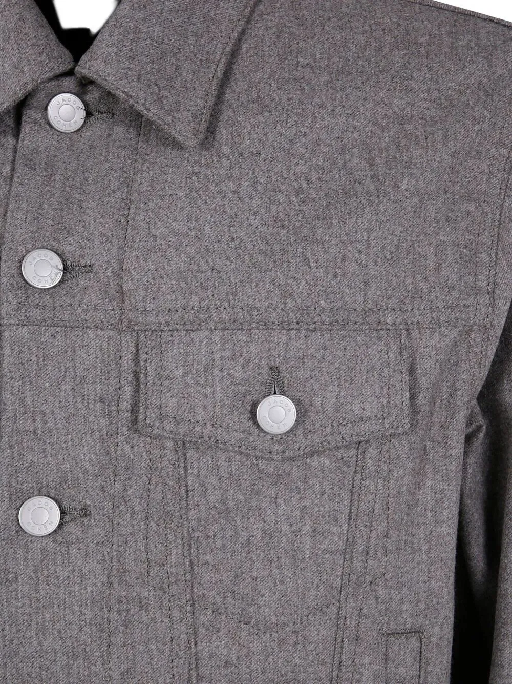 Buttoned Pocket Shirt Jacket