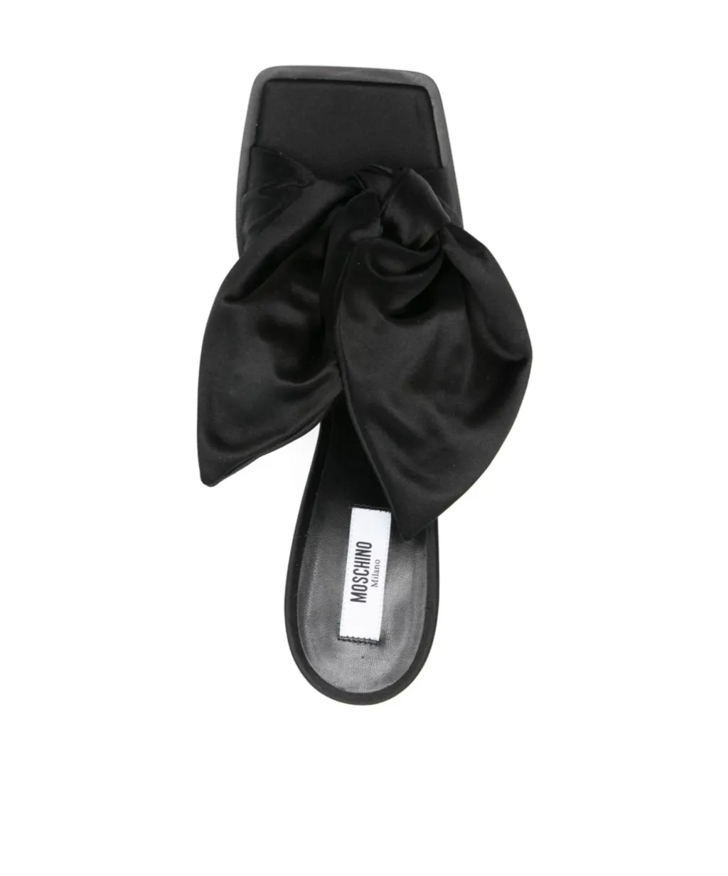 Square-Toed High-Heeled Sandals