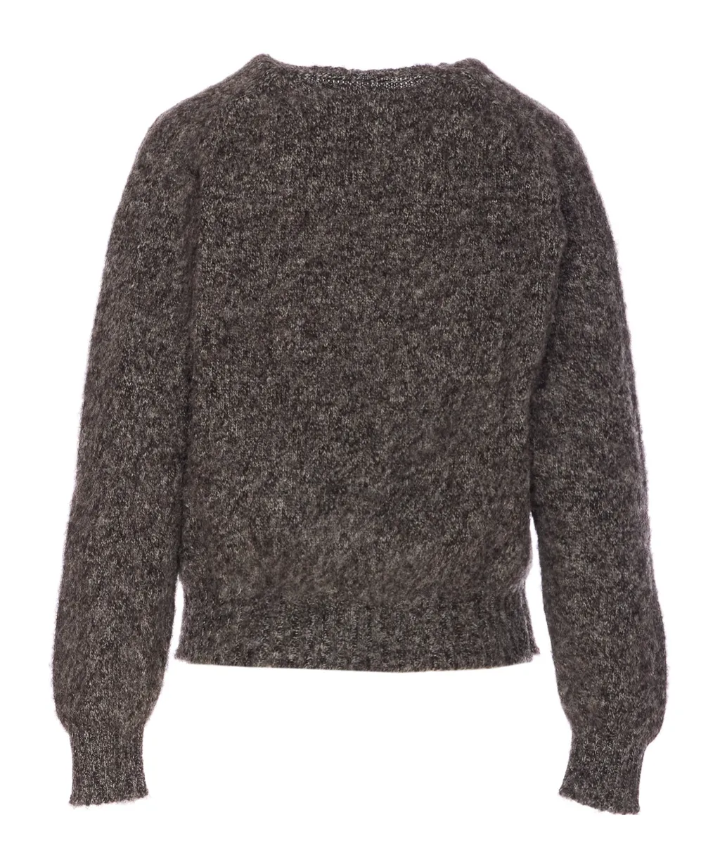 Shaggy Bear Crewneck Knitwear