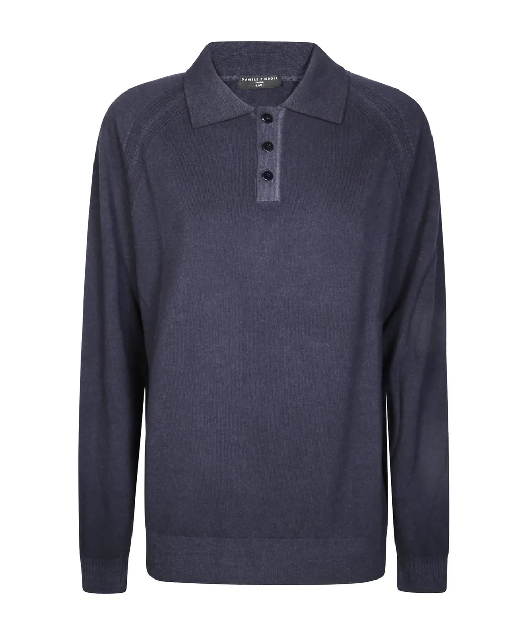 Raglan Sleeve Polo Shirt