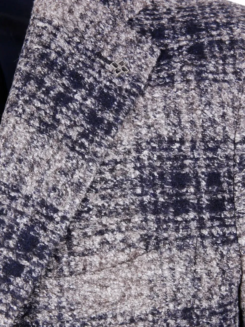 Plaid Single-Breasted Jacket