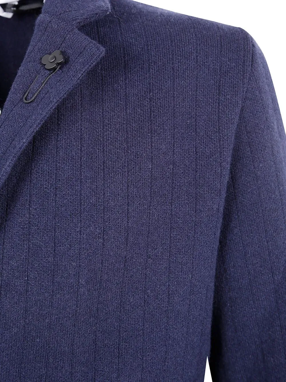 Pinstripe Button Blazer