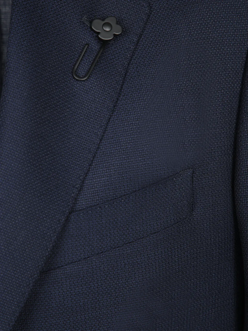 Virgin Wool Single-Breasted Blazer