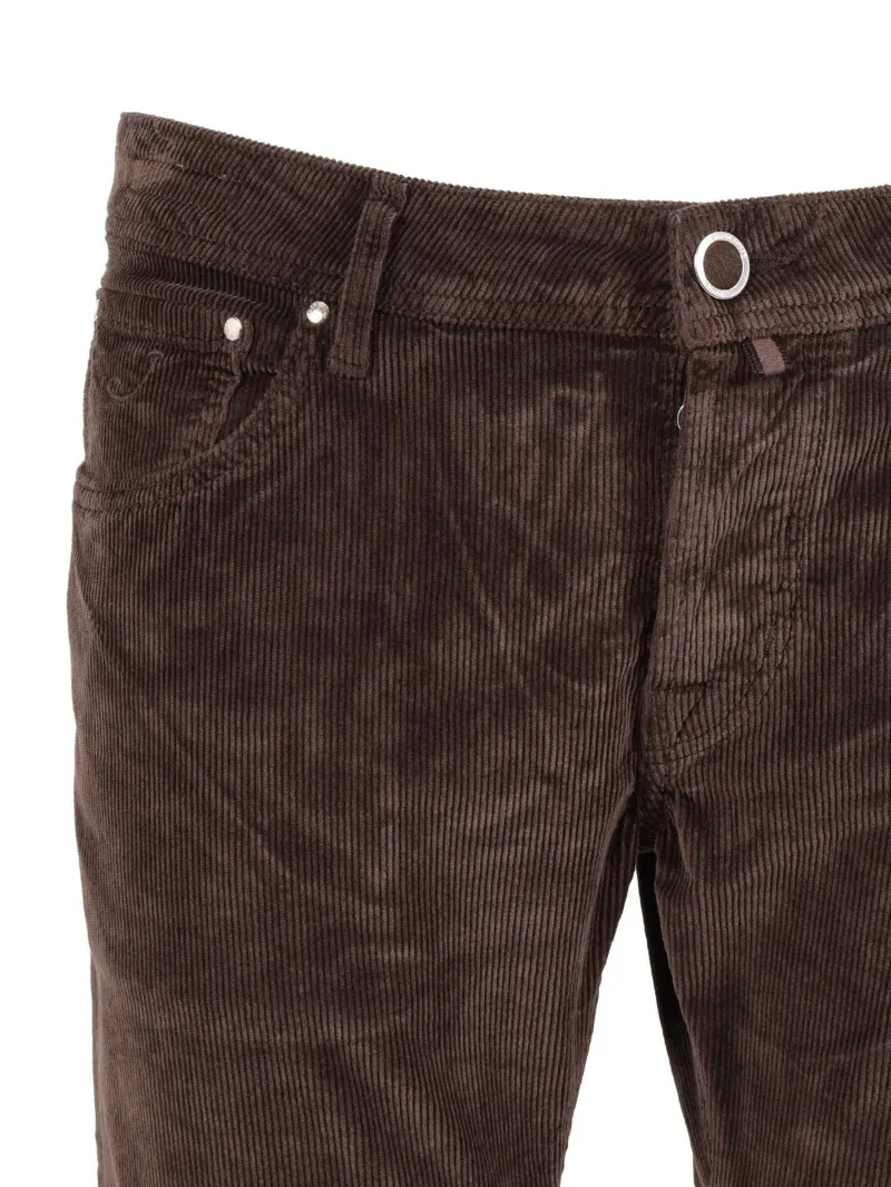 Logo Patch Straight Leg Pants