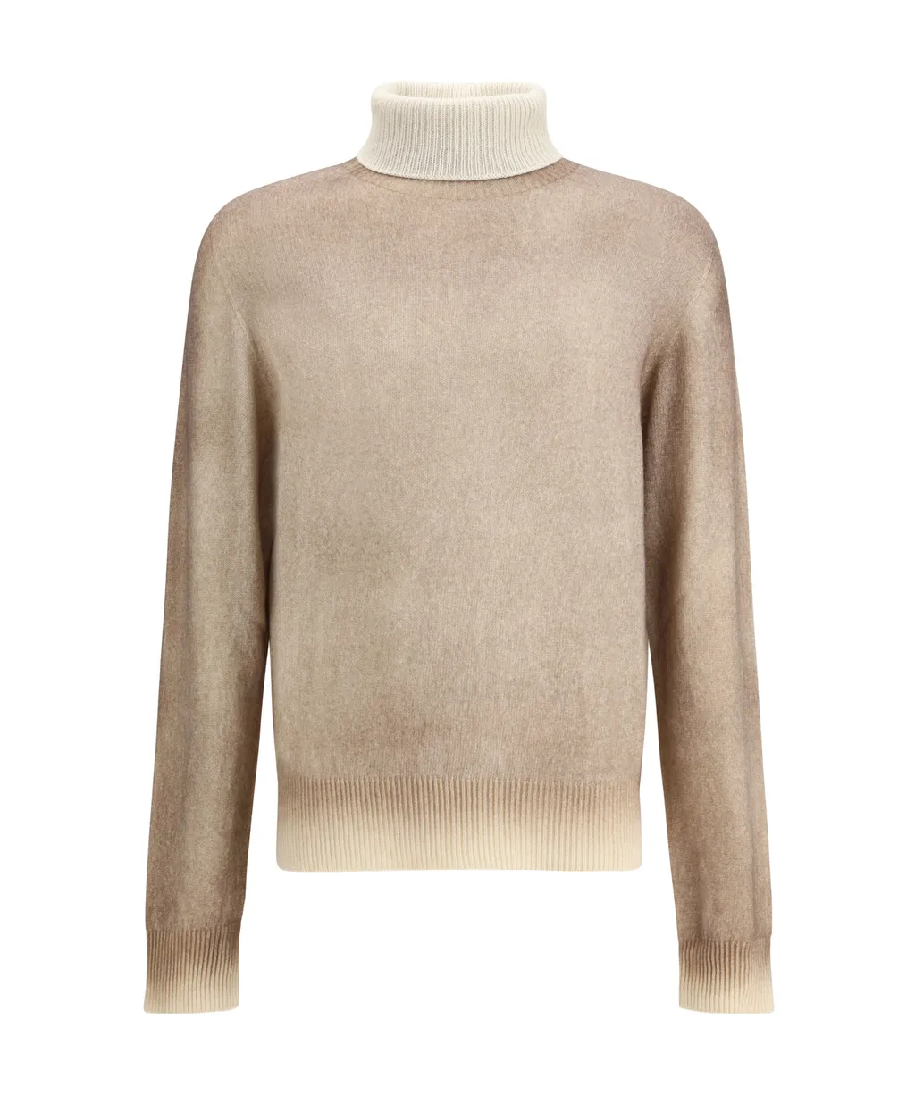 Cashmere Gradient Turtleneck Knitwear