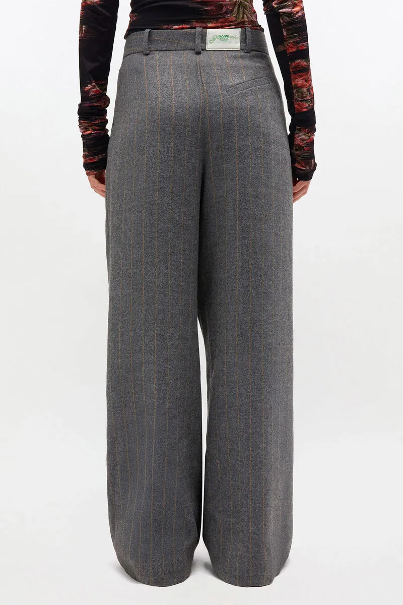 Stripe Cross-Over Trousers
