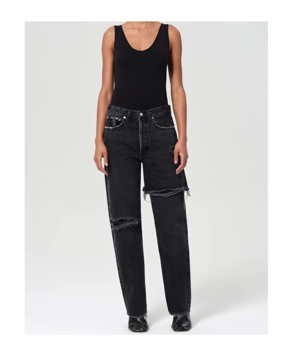 High-Waisted Jeans