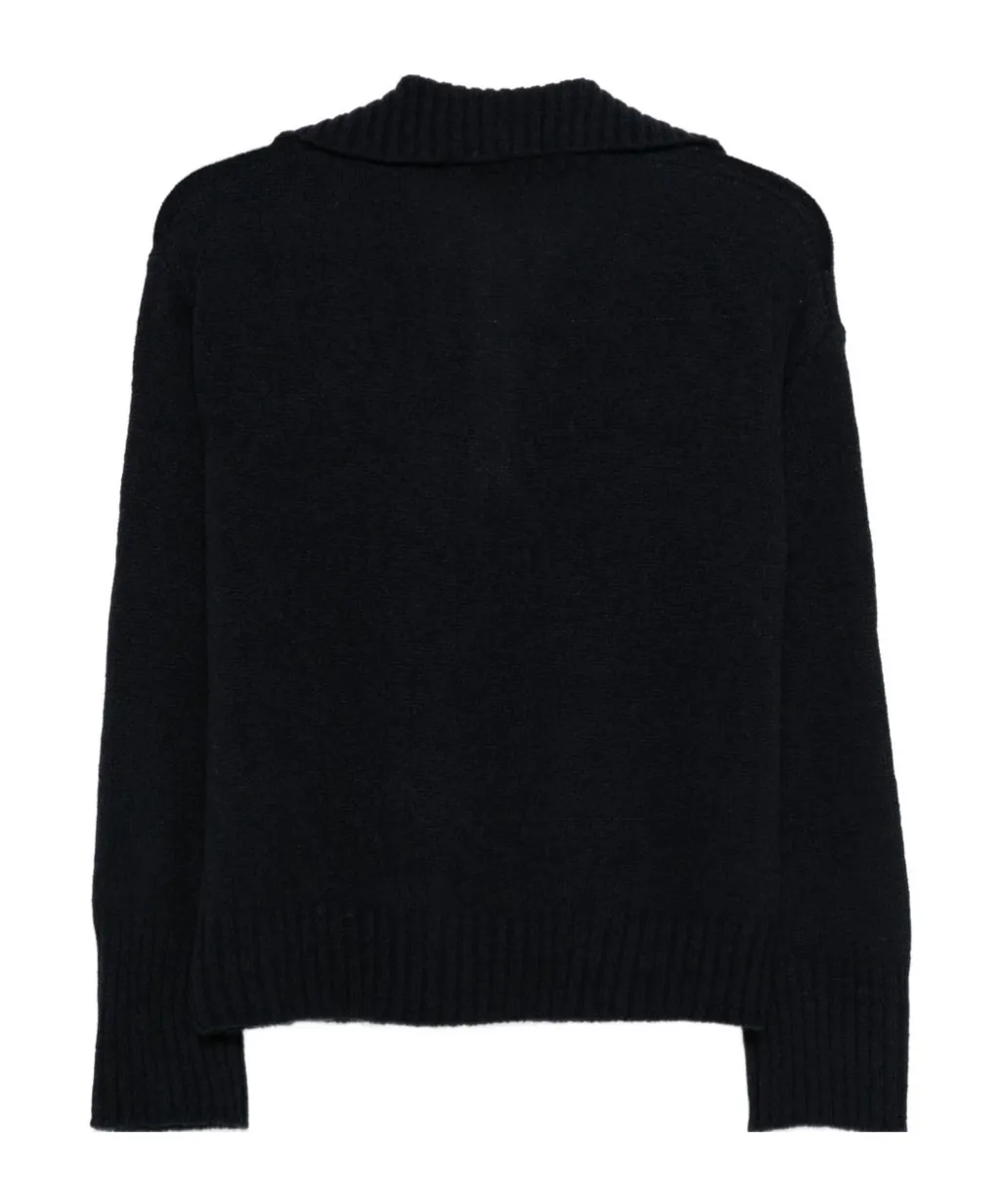 Long-Sleeved Ribbed Sweater