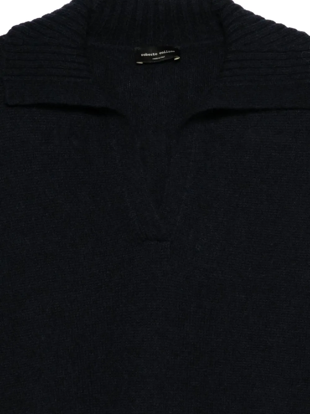 Long-Sleeved Ribbed Sweater