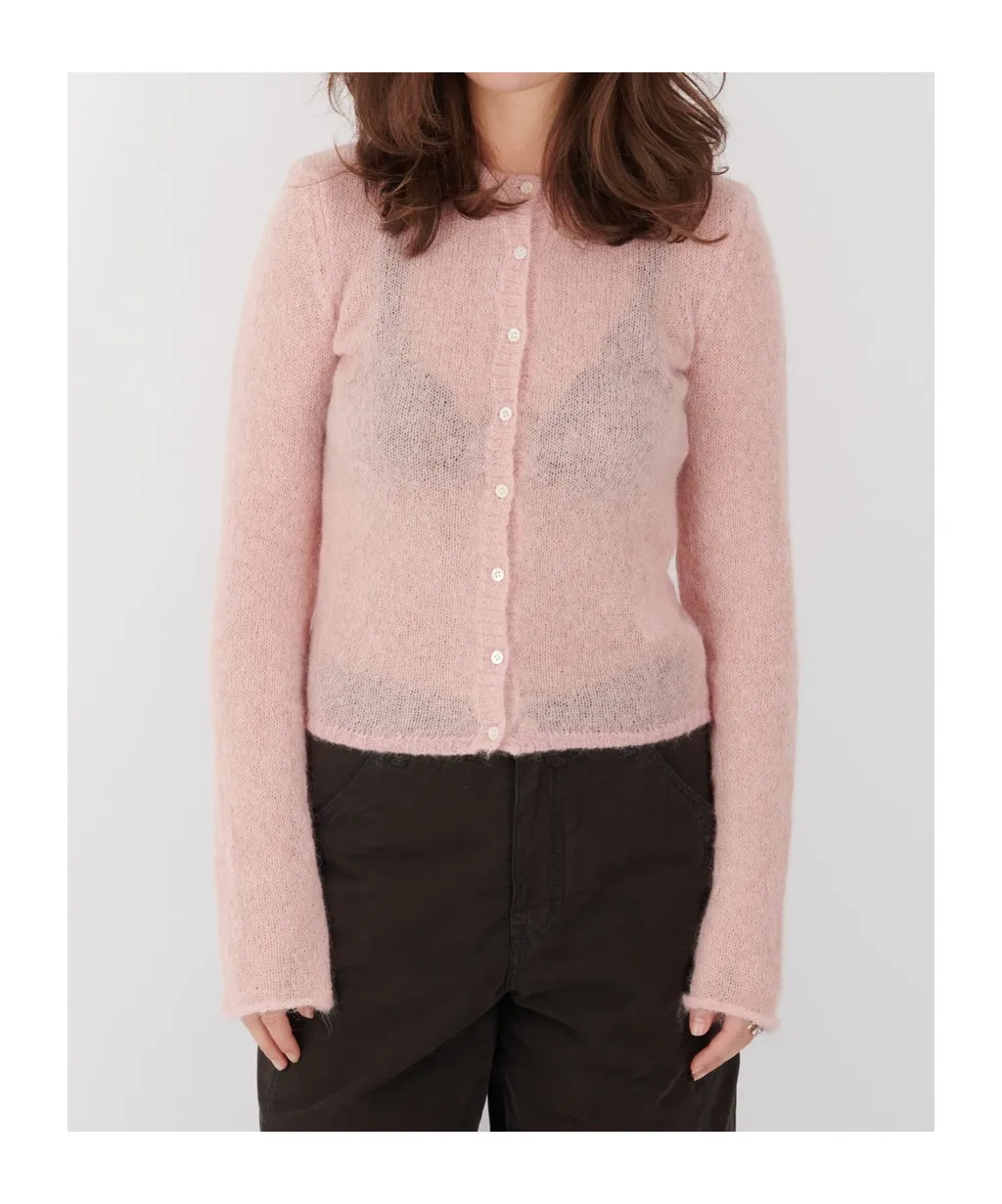 Round-Neck Long-Sleeve Knitted Sweater