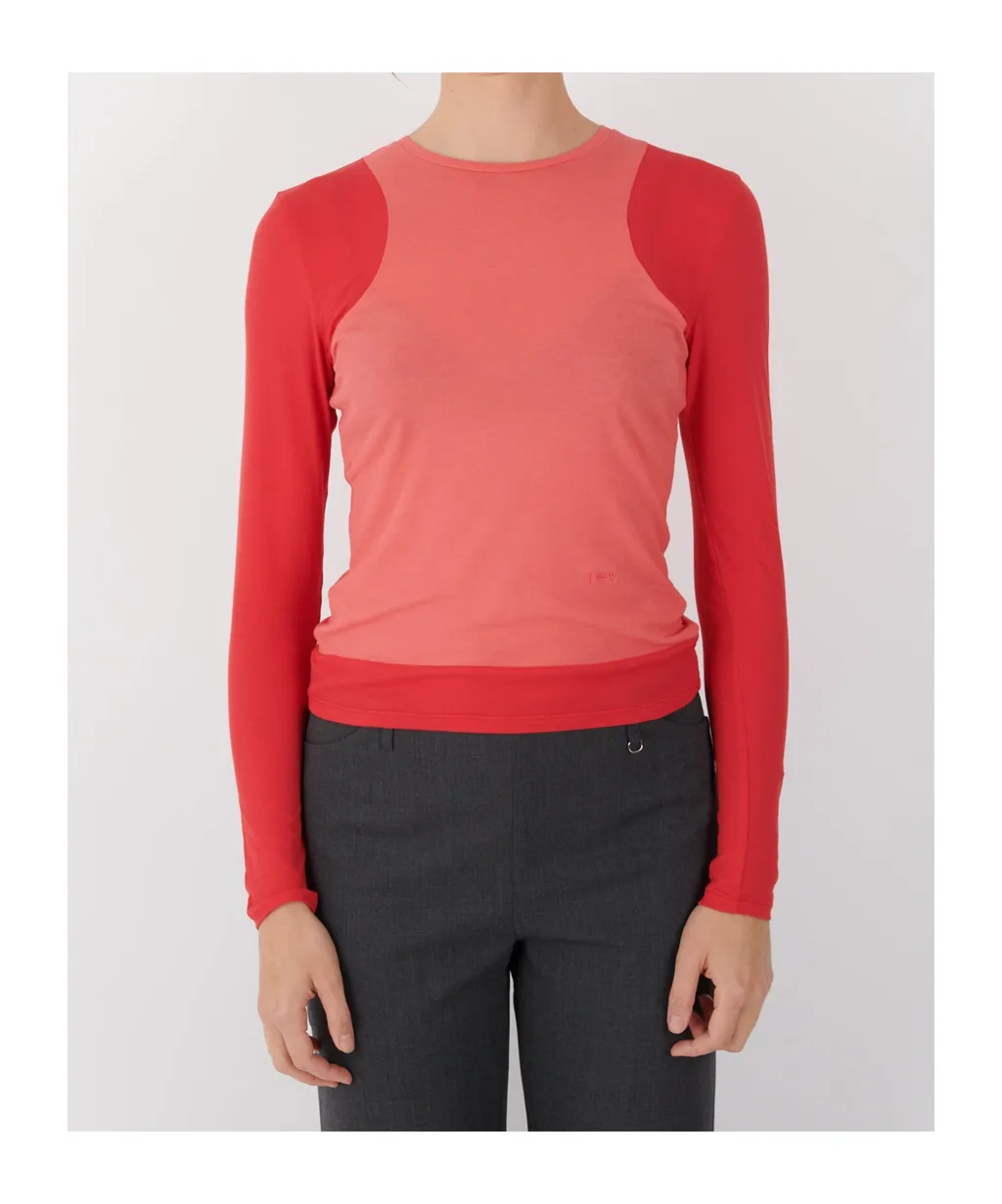 Round-Neck Polka Dot Knitted Sweater
