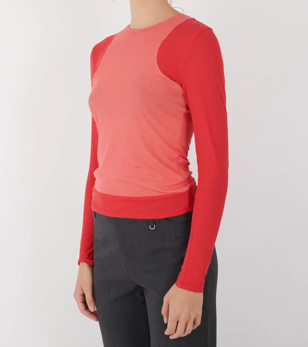 Round-Neck Polka Dot Knitted Sweater