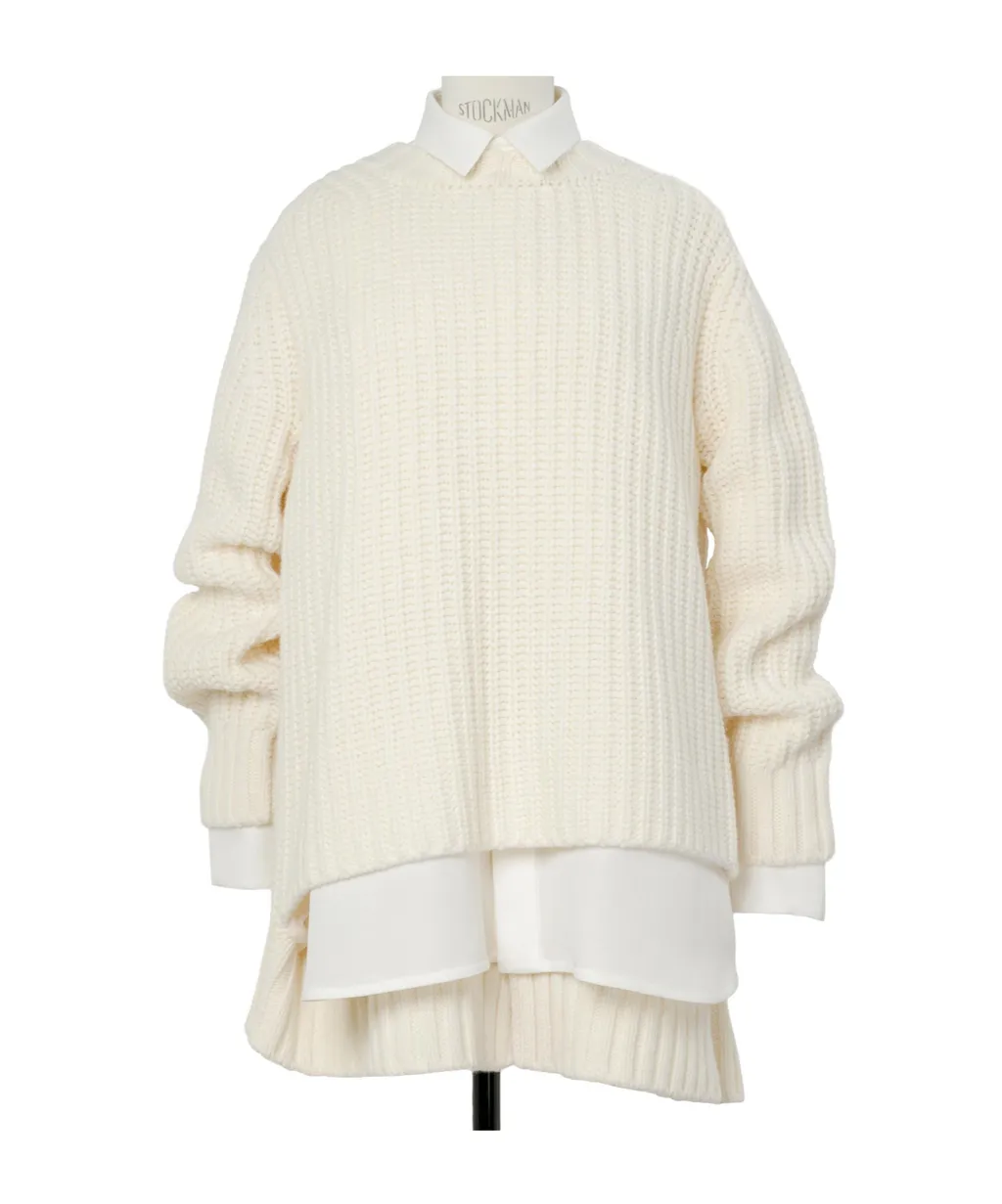 Layered Knitted Dress