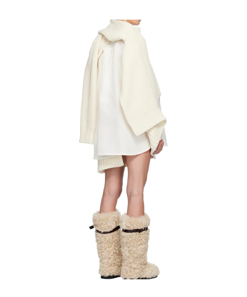 Layered Knitted Dress