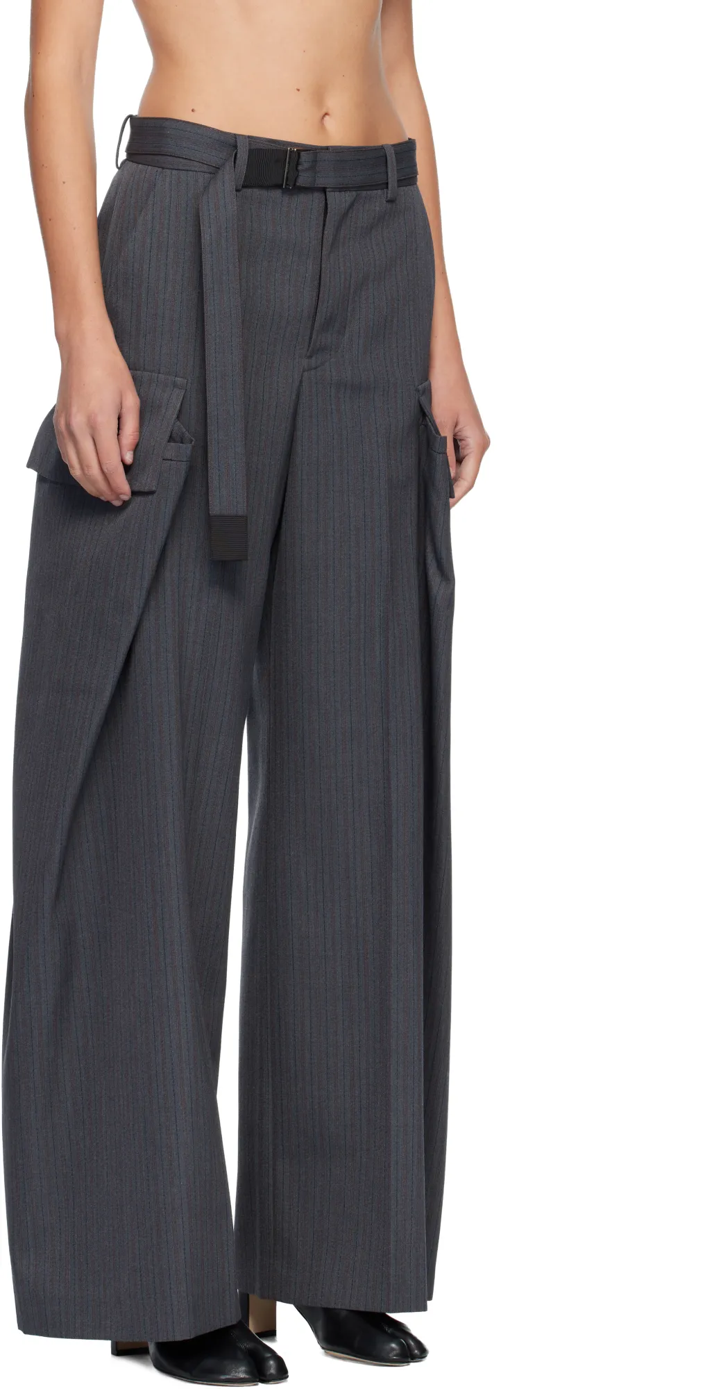 Stripe Doeskin Trousers