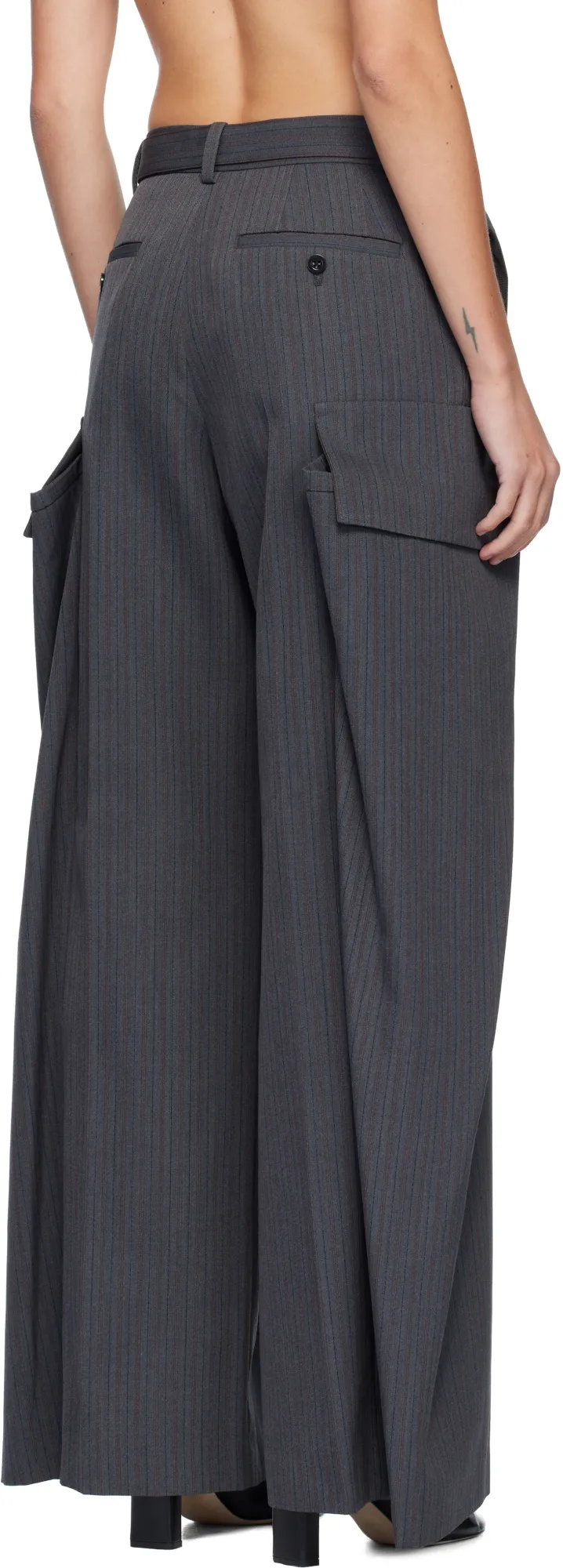 Stripe Doeskin Trousers