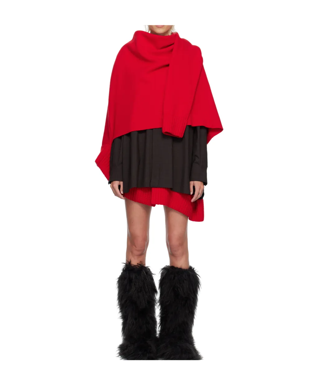 Knitted Wool Mini Dress