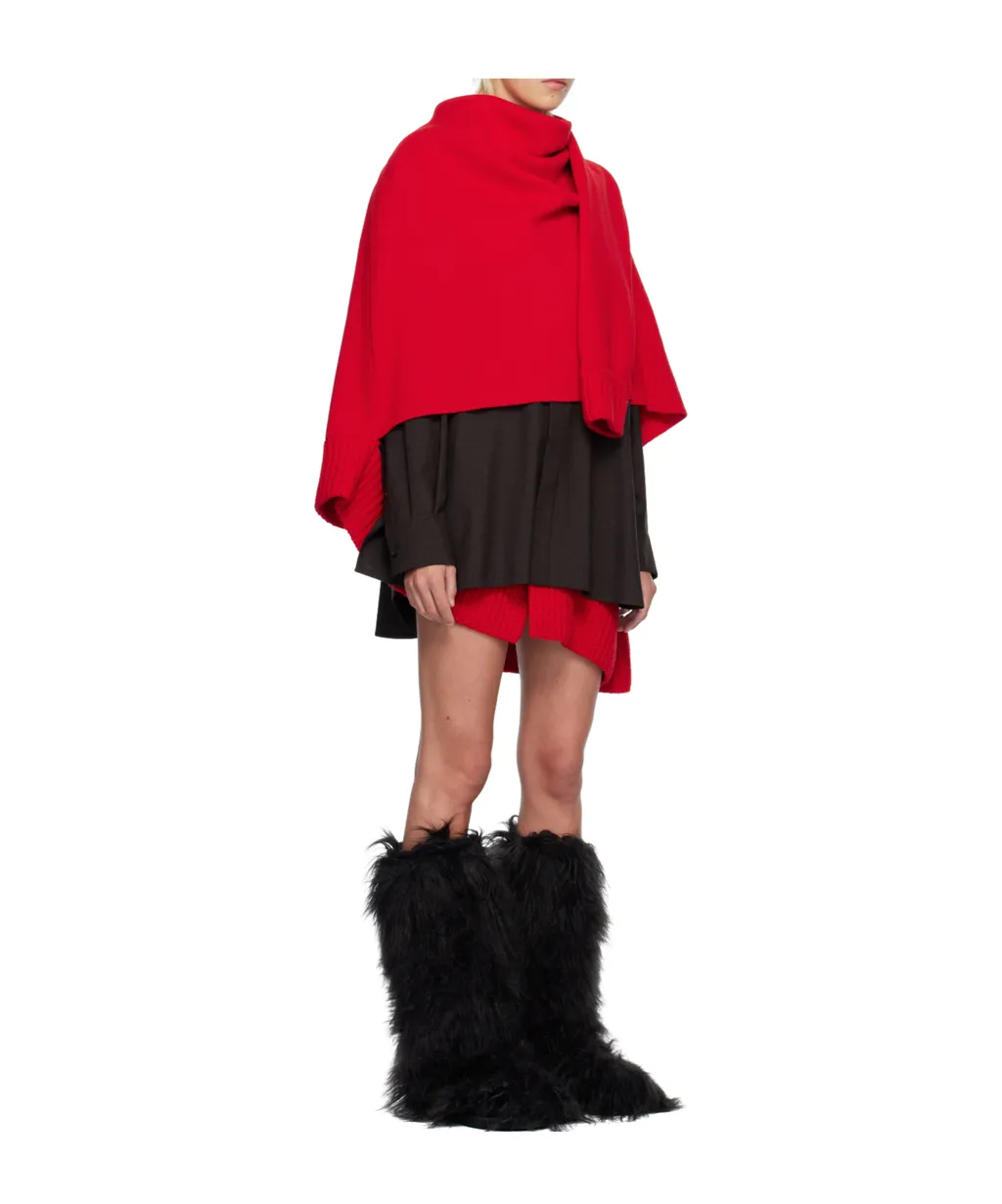 Knitted Wool Mini Dress