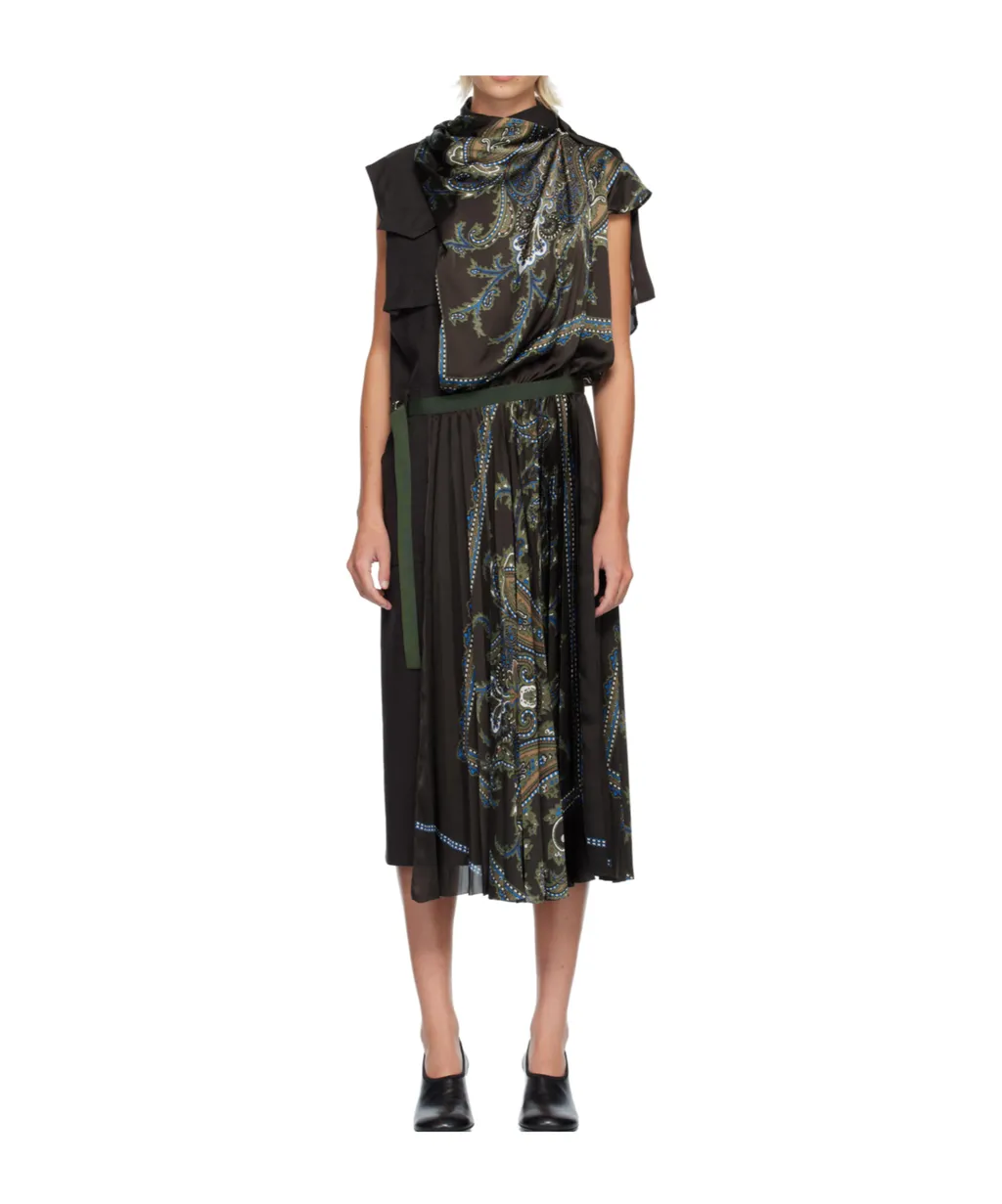 Printed Midi Dress